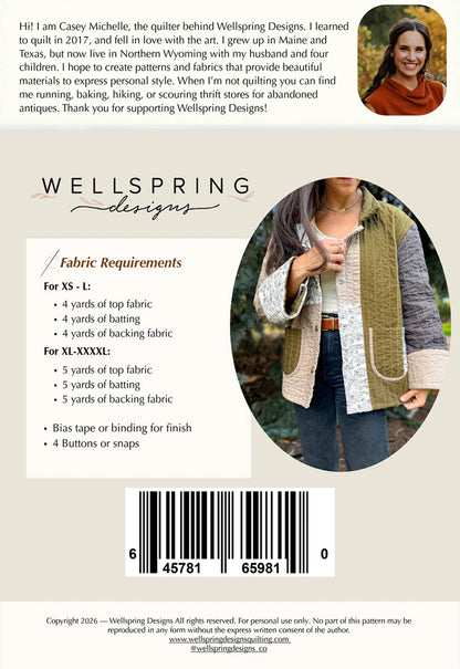 Wellspring Designs | Quilted Chore Coat