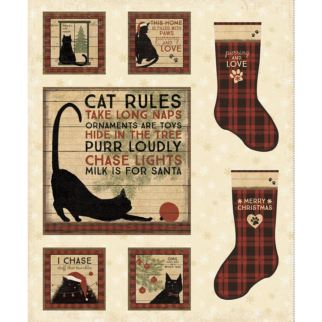 Christmas Tails Cat | Panel