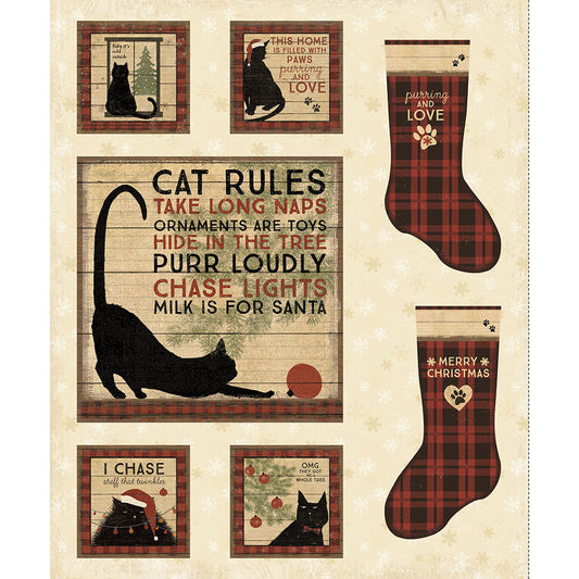 Christmas Tails Cat | Panel