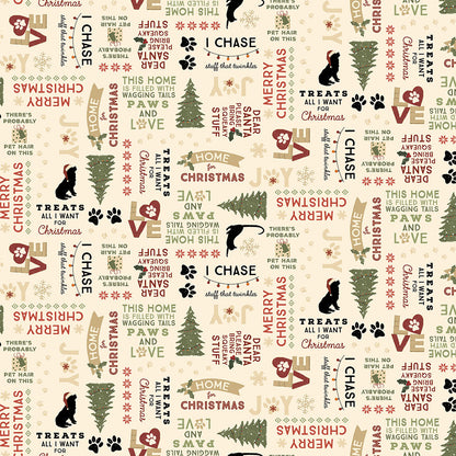 Christmas Tails Fat Quarter Stack | 13 FQ