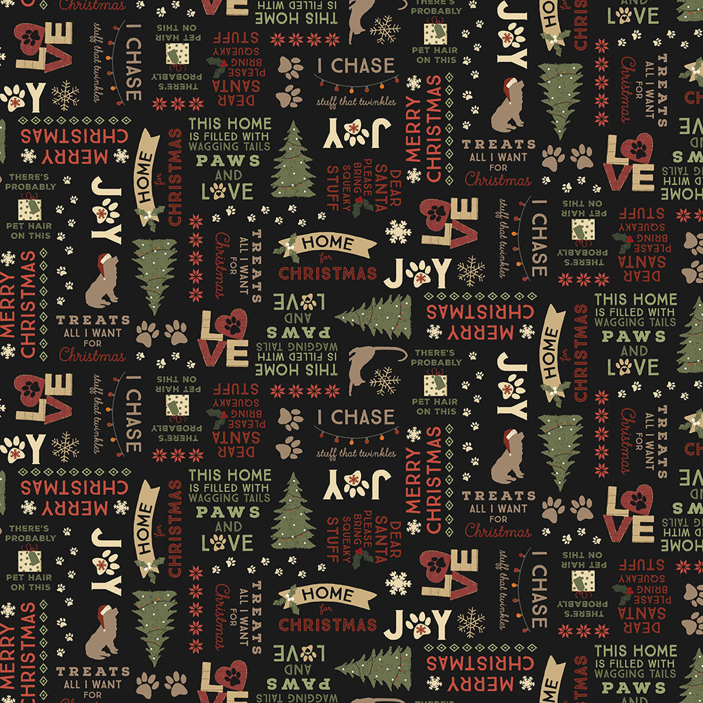 Christmas Tails Fat Quarter Stack | 13 FQ
