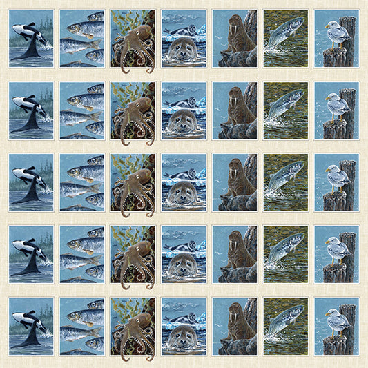 Land Sea Sky || Natural Y5870 | Panel