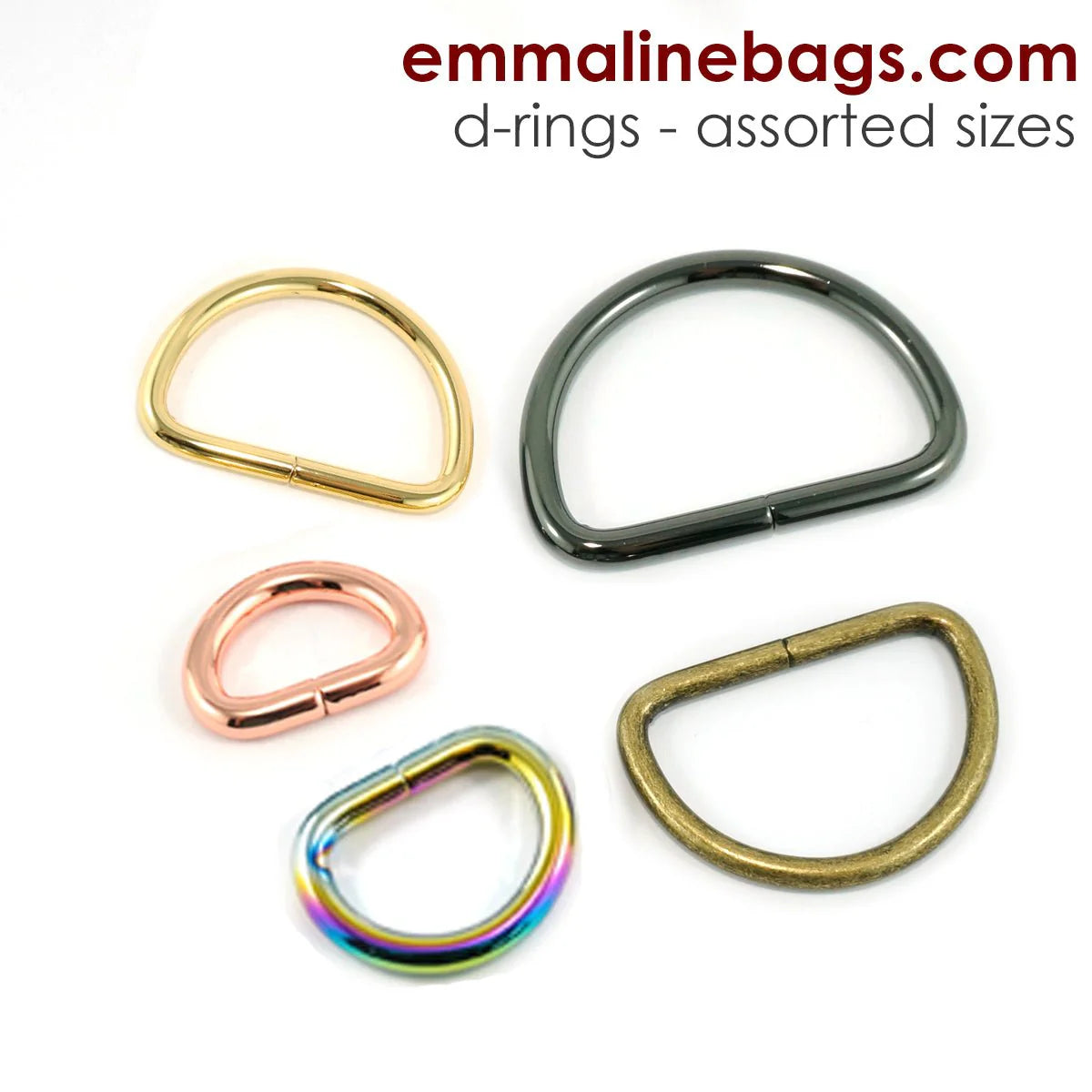 1" D-Ring | 4pk