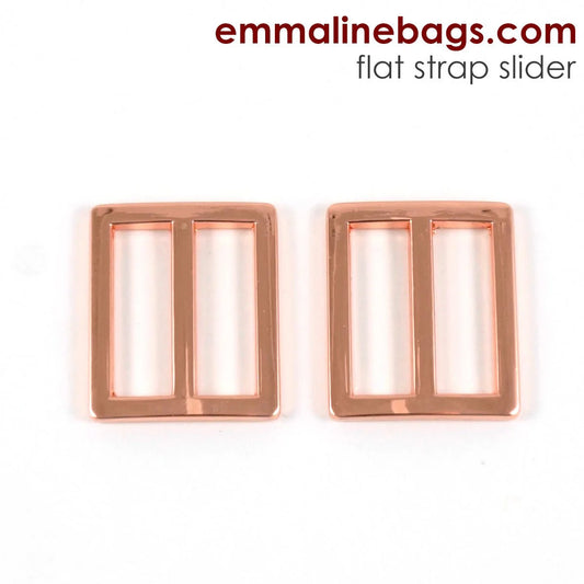 Flat 1" Strap Sliders | Various Colours