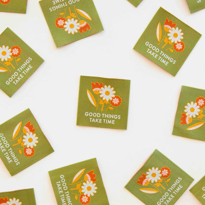 Organic Cotton Labels | Good Things Take Time