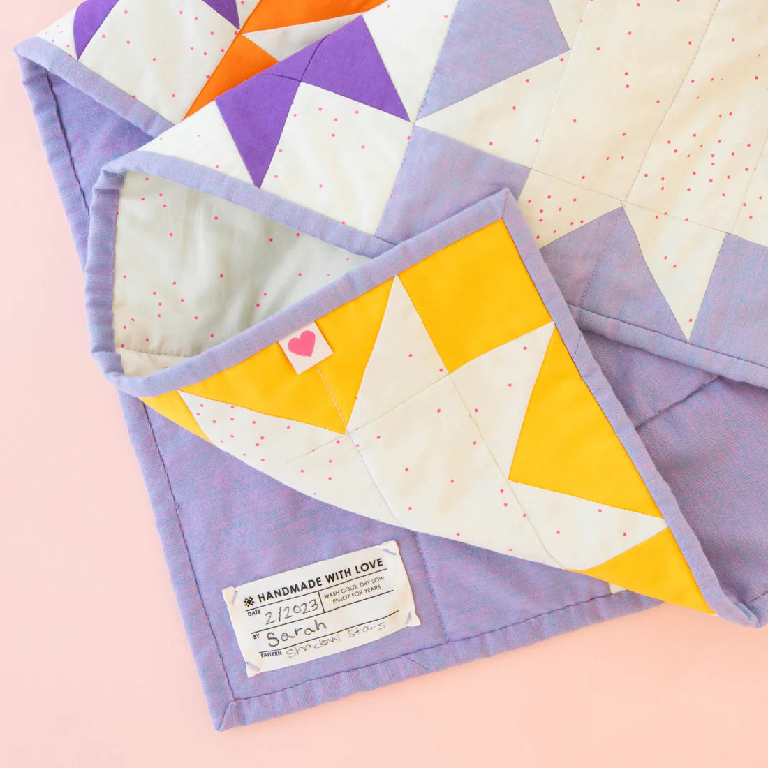 Organic Cotton Write-In Labels | Quilt Name and Pattern Info