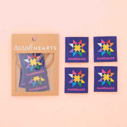 Organic Cotton Labels | Handmade Quilt Star