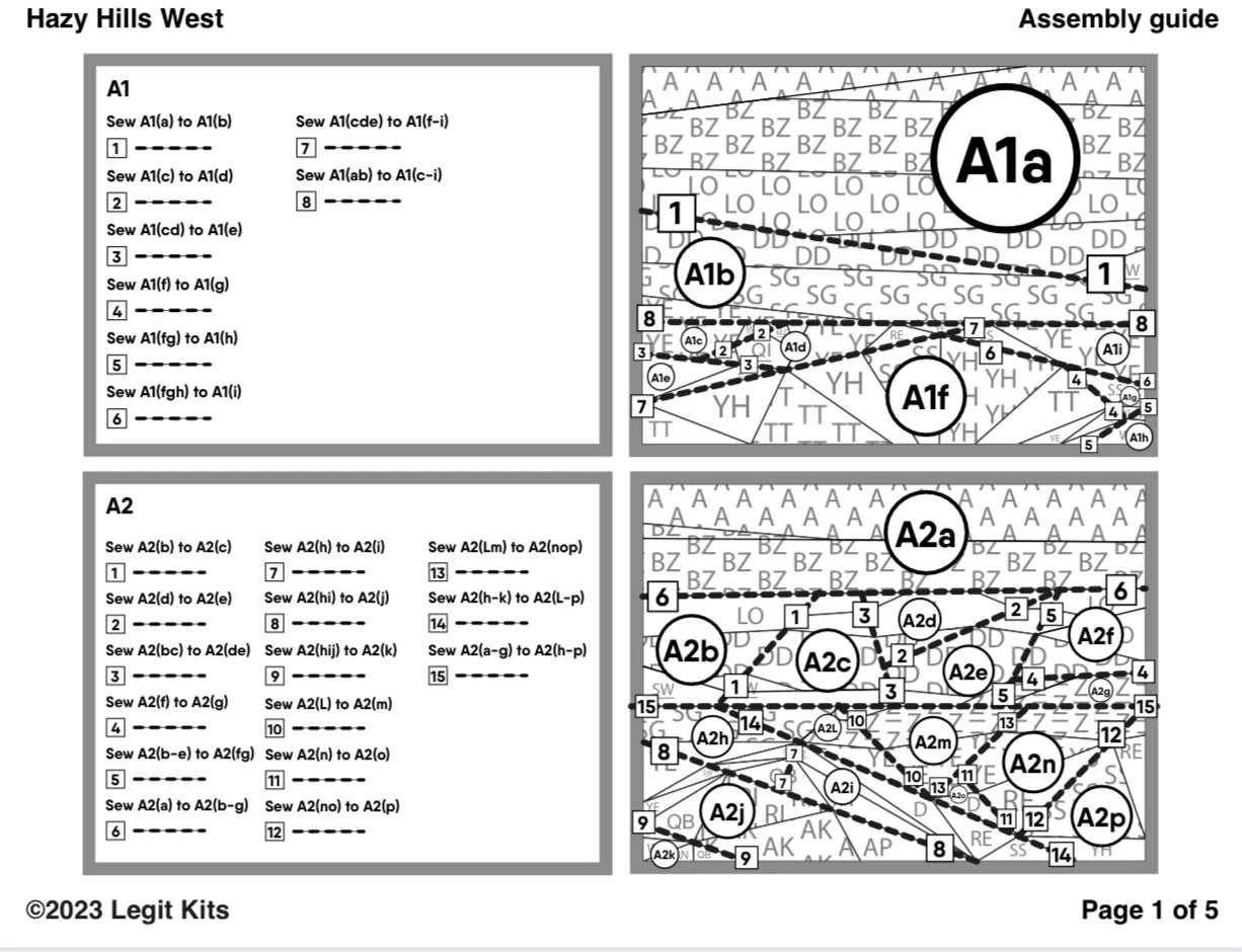 Legit Kits | Hazy Hills West Pattern