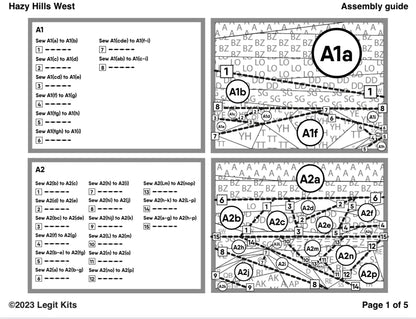 Legit Kits | Hazy Hills West Pattern