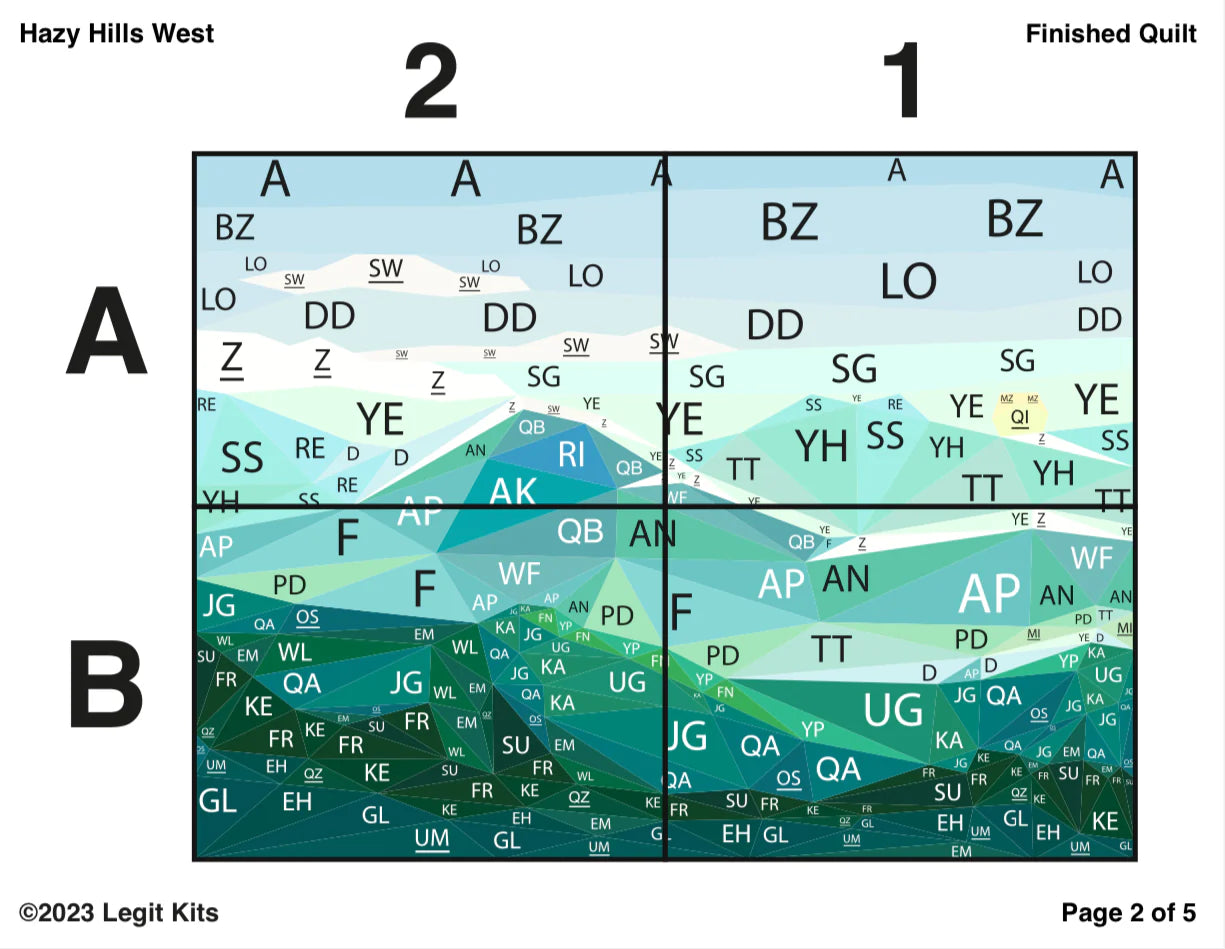 Legit Kits | Hazy Hills West Pattern