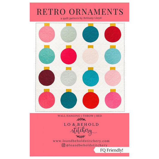 Lo & Behold Stitchery - Retro Ornaments