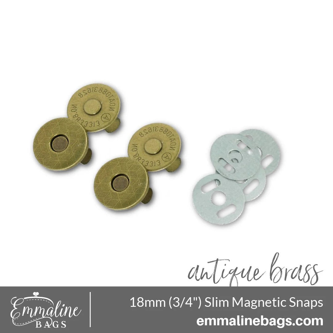 3/4" (18mm) Magnetic Snap Closure | 2pk