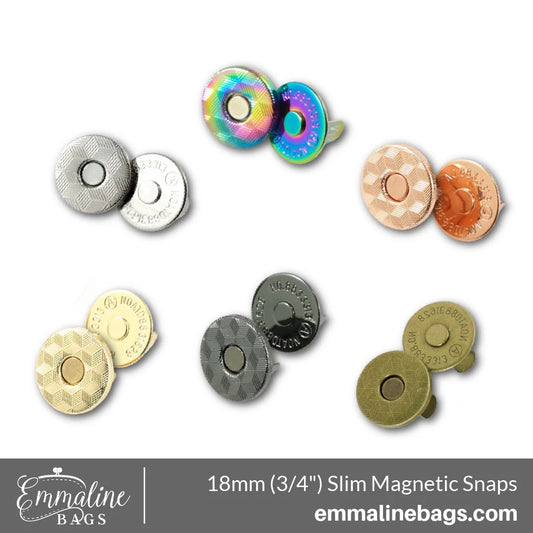 3/4" (18mm) Magnetic Snap Closure | 2pk