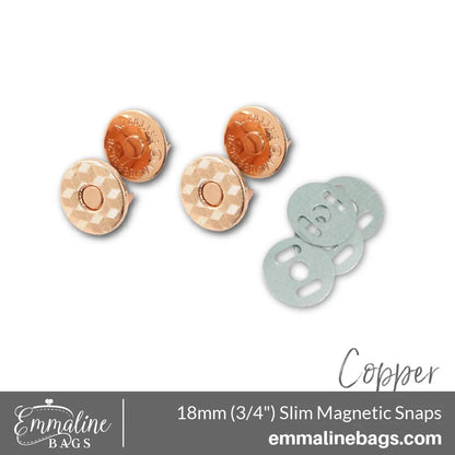 3/4" (18mm) Magnetic Snap Closure | 2pk