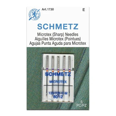 Schmetz Microtex Machine Needle | Various Sizes