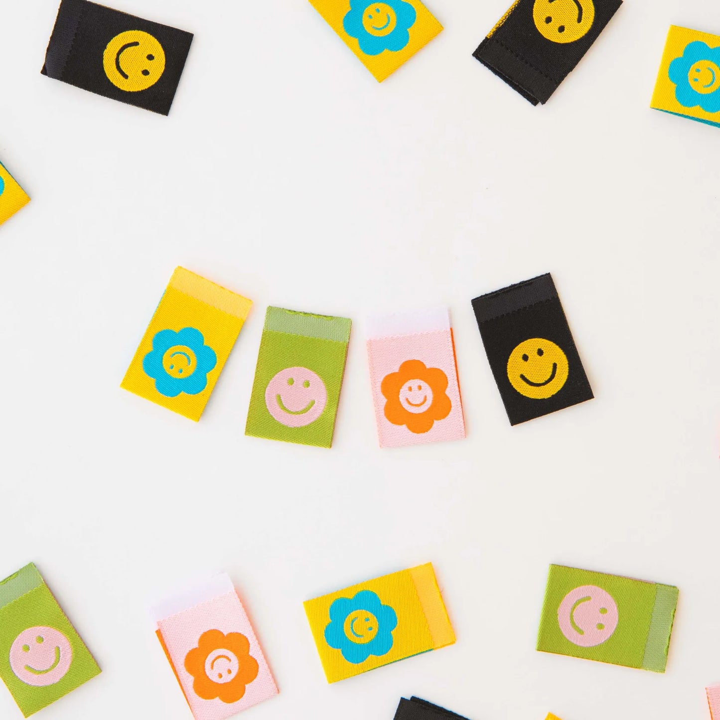 Woven Labels | Smiley Multipack