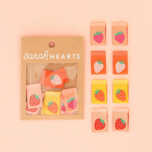 Woven Labels | Strawberry Multipack