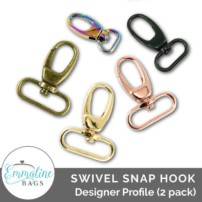 1½" Swivel Snap Hooks | Designer Profile in Iridescent Rainbow