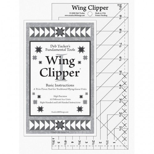 Wing Clipper Ruler – Tiny Stitch Quilt Shop Inc.