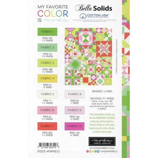 My Favorite Color is Moda Quilt Pattern