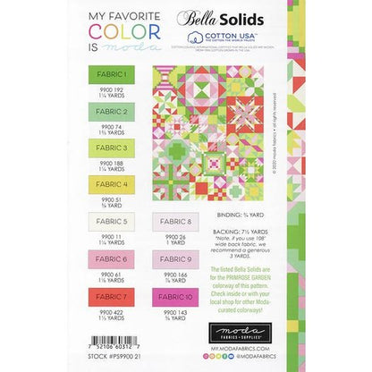 Moda Quartz Pattern My Favorite Color is Moda Quilt Pattern – Tiny Stitch Quilt Shop Ltd.