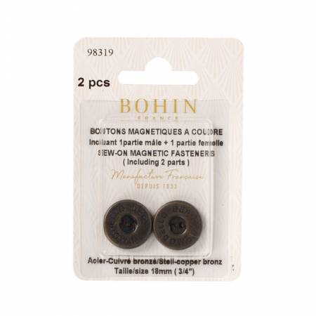 Bohin Magnetic Sew On Fasteners