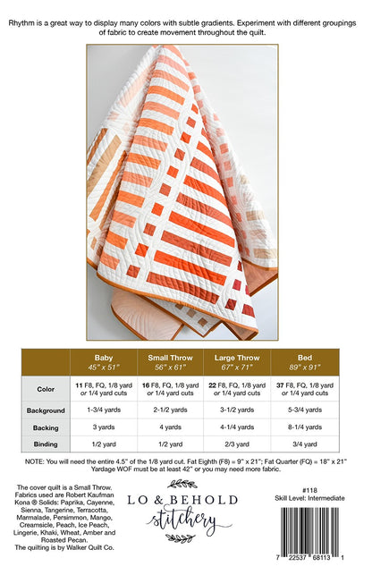 Lo & Behold Stitchery - Rhythm