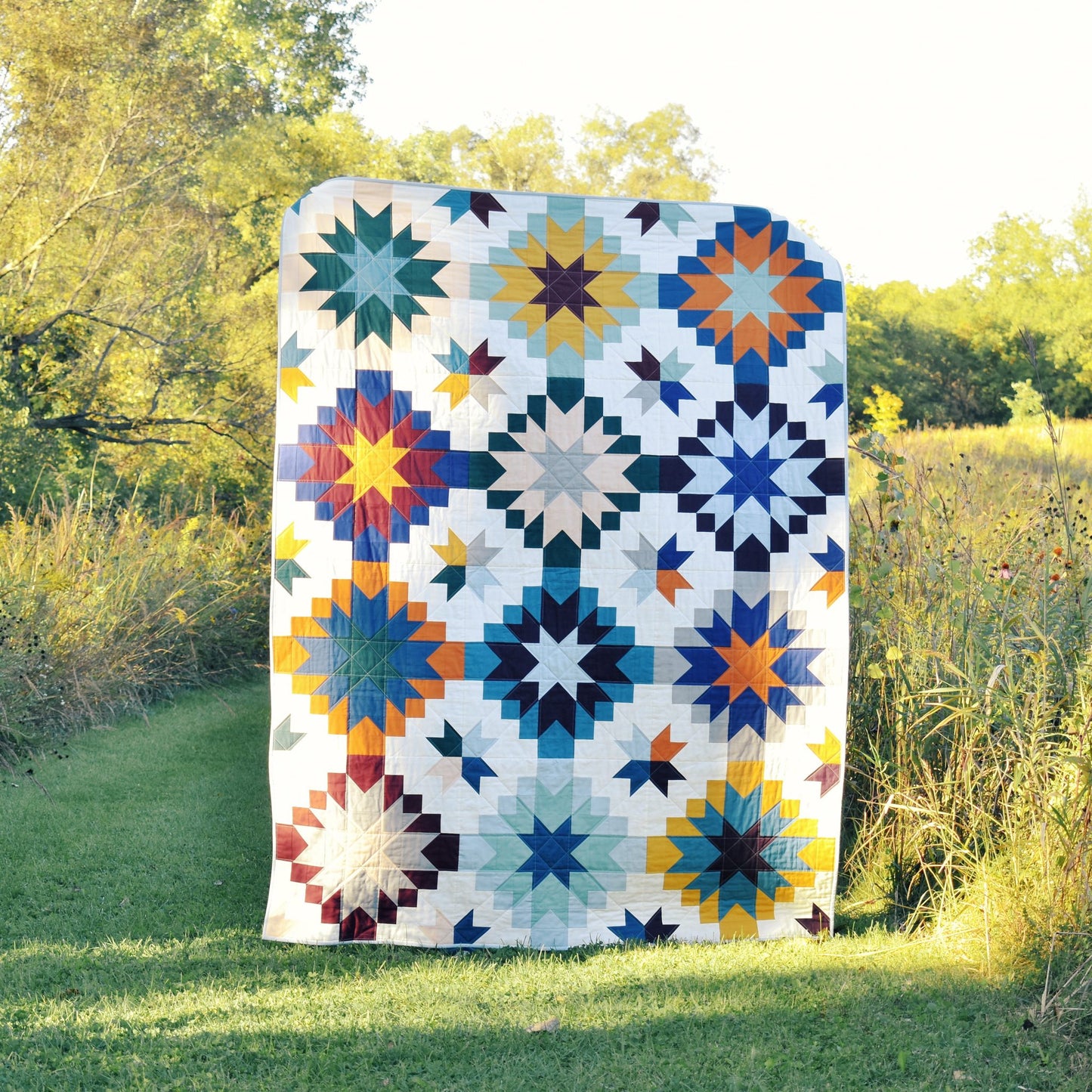 Patchwork and Poodles - Harvest Star Quilt Pattern