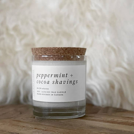 Peppermint + Cocoa Shavings | Candle by Luminary Classics